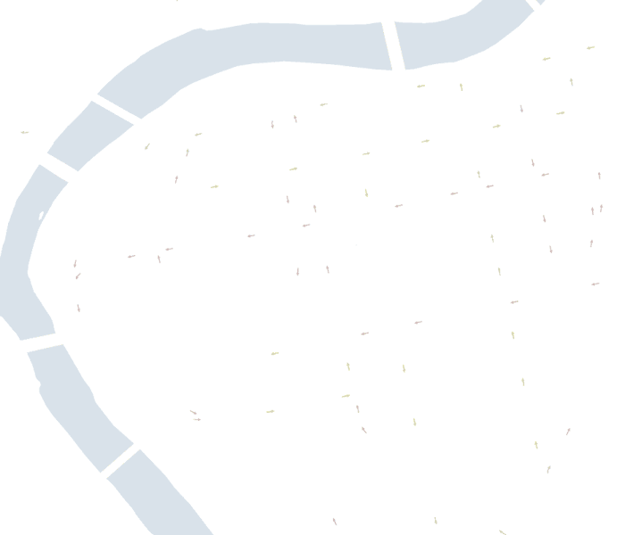 Dayton, Ohio Map of Dayton one-way arrows