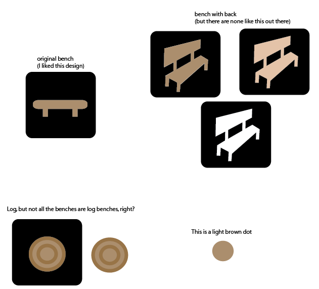 Bench icon designs