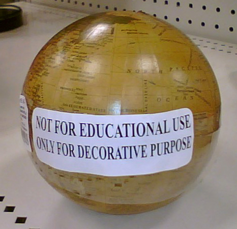 Globe: not for eductational use
