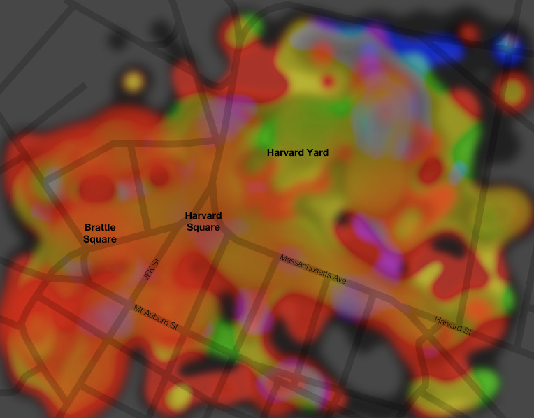 The color of the landscape around Harvard