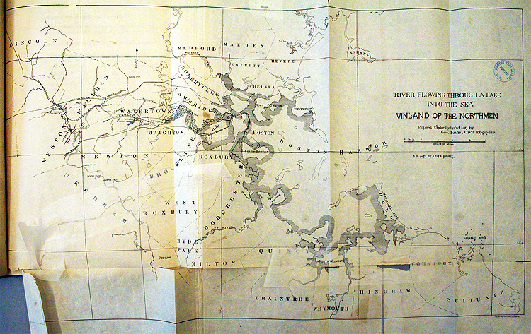 Map of eastern Massachusetts as Vinland