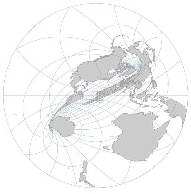 Crazy stereographic projection