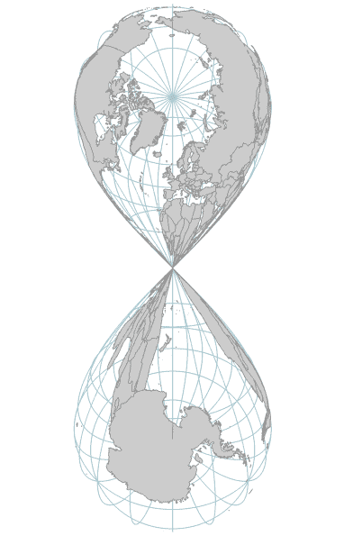 Crazy stereographic projection