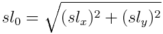 overall slope equation