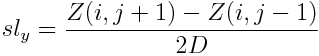 y slope equation