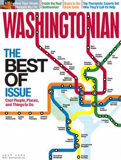 Washingtonian July 2009 cover