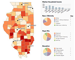 Illinois Public Health Community Map